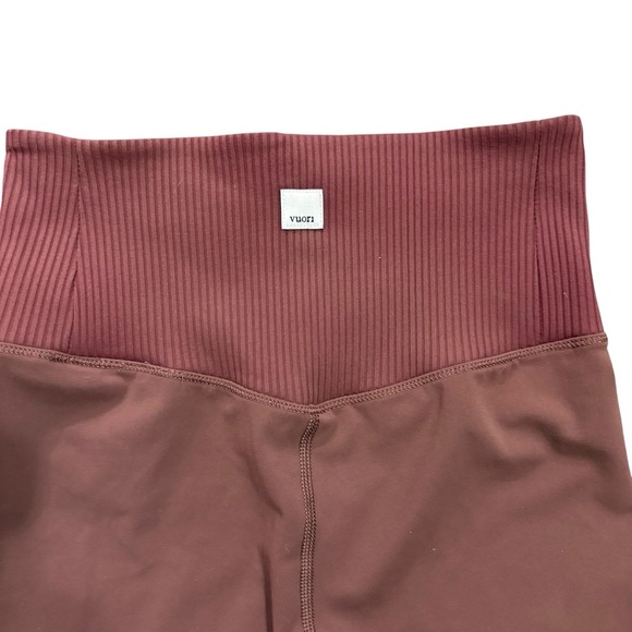 Vuori Rib Studio Short 6" Bike Shorts Cedar Brown Size XS Running Gym - Picture 5 of 7